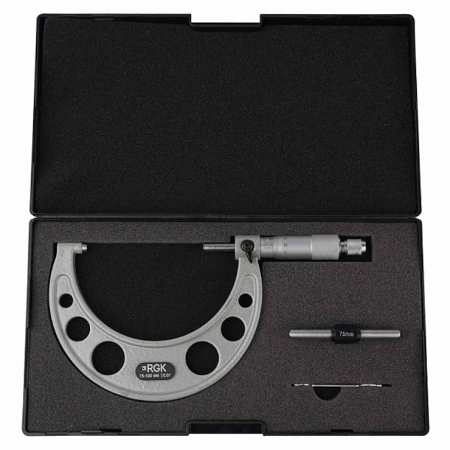 Микрометр RGK MPM-100 с калибровкой Микрометр RGK MPM-100 с калибровкой