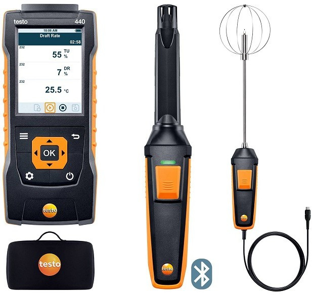 Комплект Testo 440 уровня комфорта Комплект Testo 440 уровня комфорта