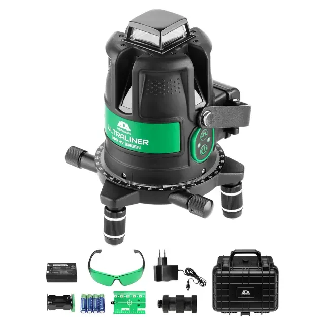 Лазерный уровень ADA Ultraliner 360 4V GREEN Лазерный уровень ADA Ultraliner 360 4V GREEN