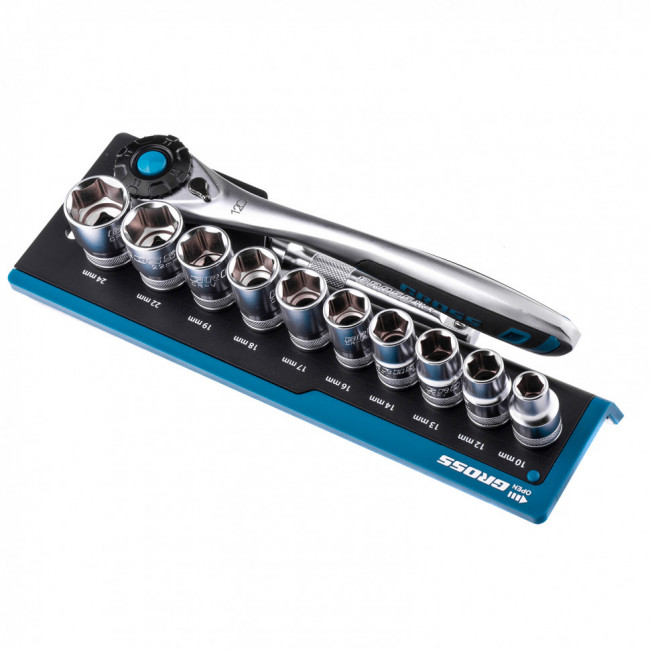 Набор торцевых головок 1/2", CrV, 12 предметов Gross