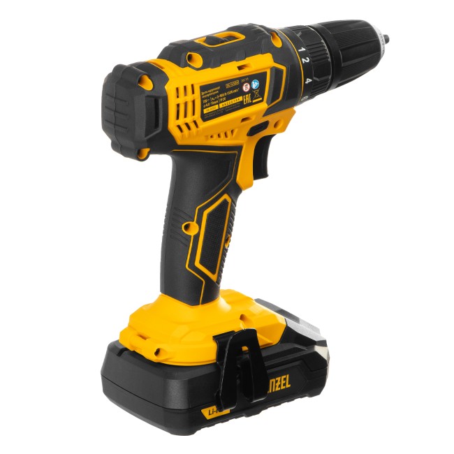 Дрель-шуруповерт аккумуляторная CDL-18-02BM Denzel Дрель-шуруповерт аккумуляторная CDL-18-02BM Denzel