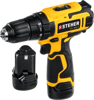 Дрель-шуруповерт CD-120-2 STEHER 2 АКБ Дрель-шуруповерт CD-120-2 STEHER 2 АКБ