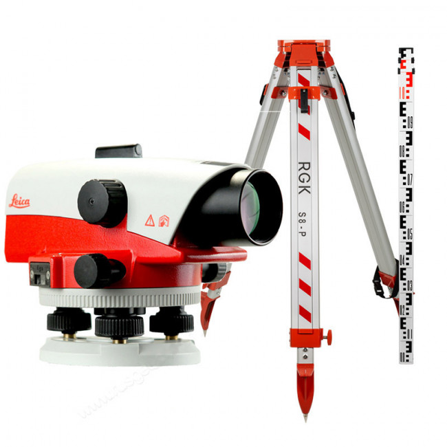 Комплект оптический нивелир Leica NA 730 plus штатив рейка - 3 в 1 с поверкой Комплект оптический нивелир Leica NA 730 plus штатив рейка - 3 в 1 с поверкой