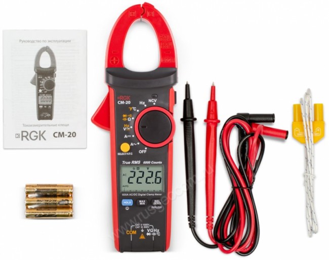 Токовые клещи RGK CM-20 Токовые клещи RGK CM-20