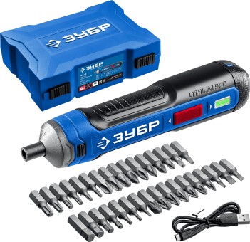 Аккумуляторная отвертка PSD-4S ЗУБР