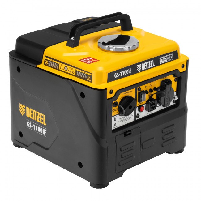 Генератор инверторный GS-1100iF 1,1 кВт DENZEL Генератор инверторный GS-1100iF 1,1 кВт DENZEL