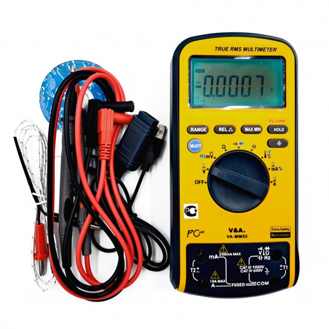 Мультиметр цифровой с повышенной защитой VA-ММ55