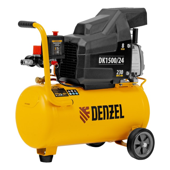 Компрессор коаксиальный воздушный DK1500/24 Х-PRO Denzel Компрессор коаксиальный воздушный DK1500/24 Х-PRO Denzel