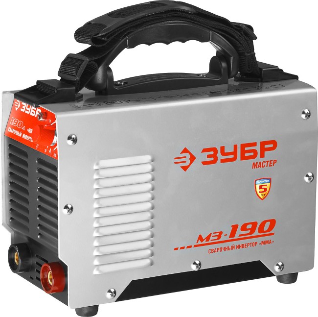 Сварочный аппарат инверторный ЗАС-М3-190 ЗУБР ММА Сварочный аппарат инверторный ЗАС-М3-190 ЗУБР ММА