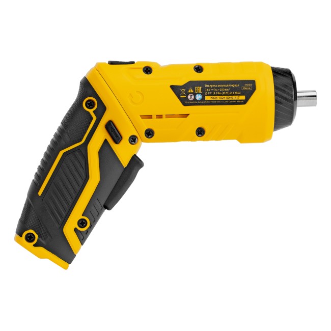 Отвертка аккумуляторная CSH-3.6, 54 биты Denzel Отвертка аккумуляторная CSH-3.6, 54 биты Denzel