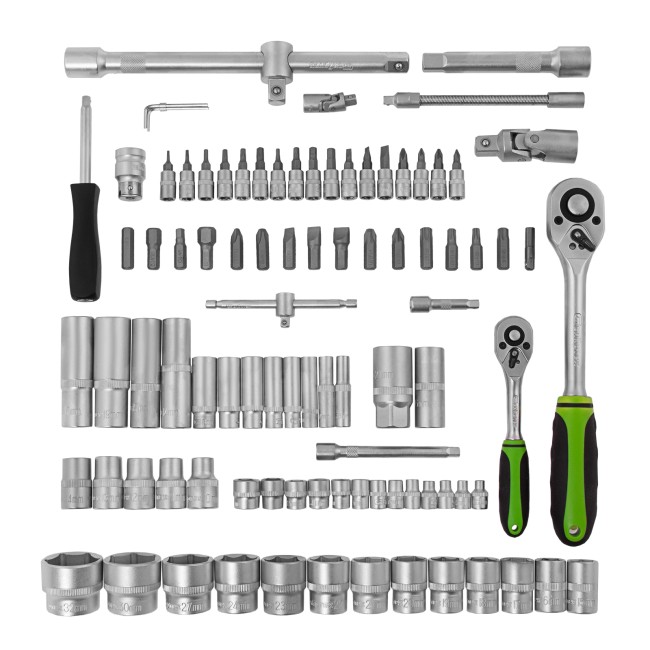 Набор инструмента 1/2", 1/4" 94 предмета Сибртех Набор инструмента 1/2", 1/4" 94 предмета Сибртех