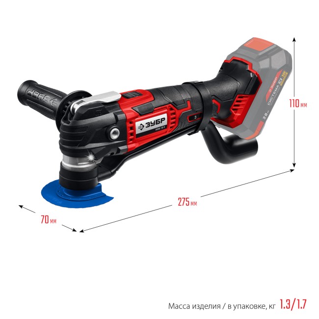Реноватор МФИ-18 Н ЗУБР без АКБ