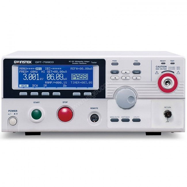 Измеритель параметров безопасности электрооборудования GW Instek GPT-79903 Измеритель параметров безопасности электрооборудования GW Instek GPT-79903