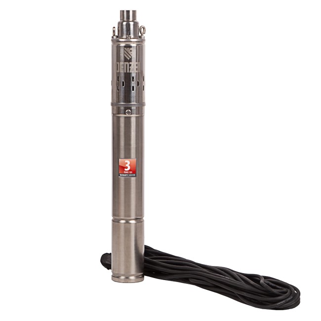 Скважинный насос DWS-3-75, винтовой, диаметр 3", 500 Вт, 1600 л/ч, напор 75 м Denzel Скважинный насос DWS-3-75, винтовой, диаметр 3", 500 Вт, 1600 л/ч, напор 75 м Denzel
