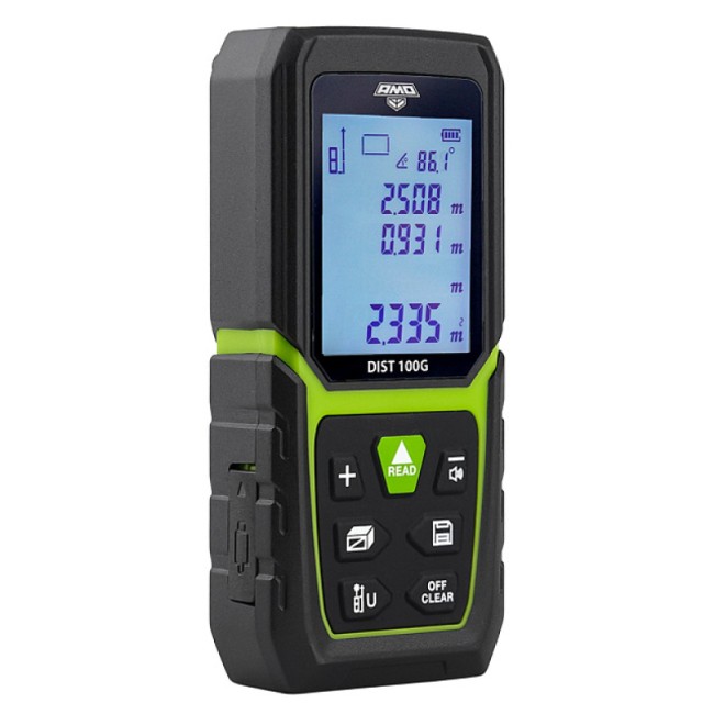 Лазерный дальномер AMO DIST 100G с калибровкой Лазерный дальномер AMO DIST 100G с калибровкой