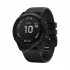 Часы Garmin Fenix 6X Pro черные с черным ремешком