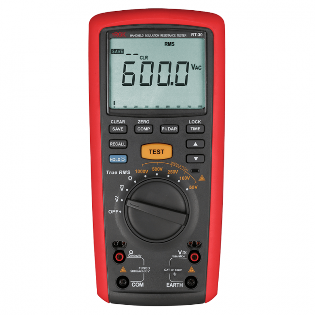 Цифровой мегаомметр RGK RT-30
