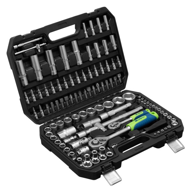 Набор инструментов 1/2", 1/4" 108 предметов Сибртех Набор инструментов 1/2", 1/4" 108 предметов Сибртех