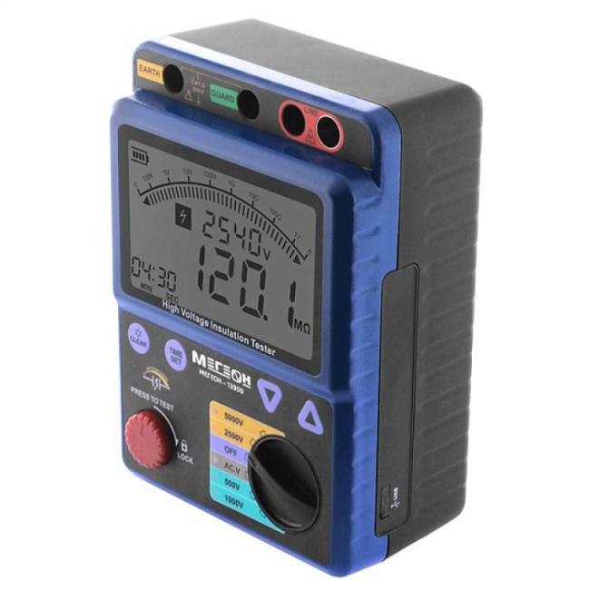 Измеритель сопротивления изоляции (мегаомметр) МЕГЕОН 13900 с поверкой Измеритель сопротивления изоляции (мегаомметр) МЕГЕОН 13900 с поверкой