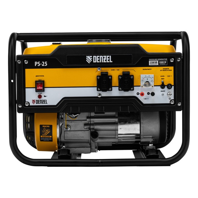 Генератор бензиновый PS 25, 2.5 кВт Denzel