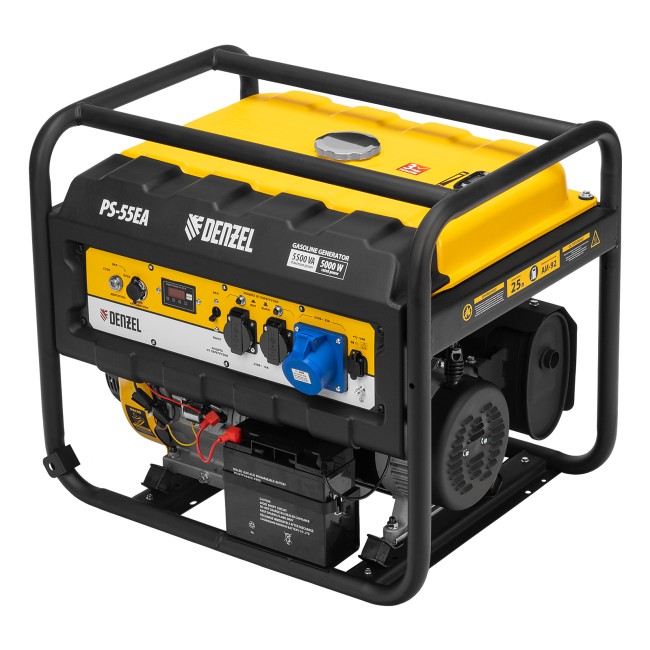Генератор бензиновый PS 55 EA, 5.5 кВт Denzel Генератор бензиновый PS 55 EA, 5.5 кВт Denzel