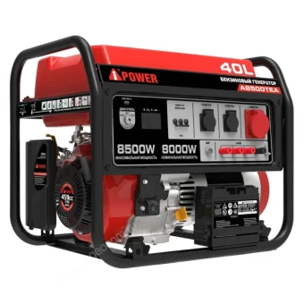 Бензиновый генератор A-iPower A8500TEA + блок автозапуска A-iPower 230В/400В 100А 8 ПИН