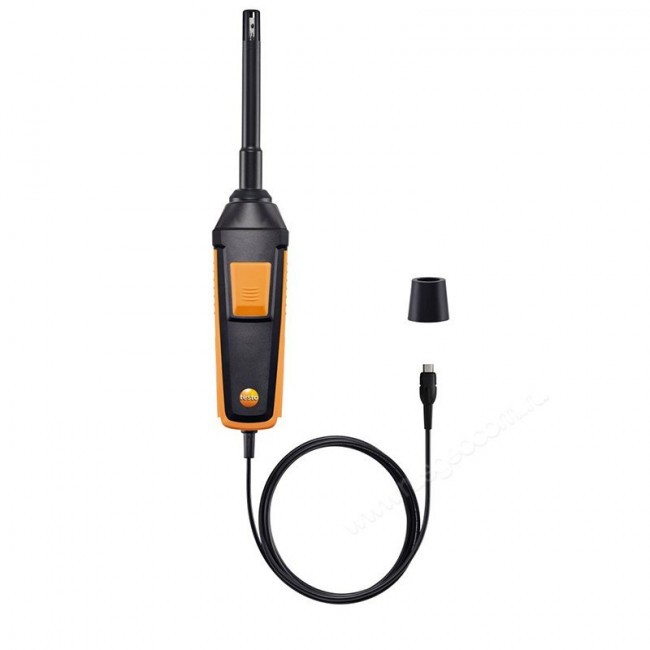 Цифровой зонд влажности/температуры Testo фиксированный кабель Цифровой зонд влажности/температуры Testo фиксированный кабель