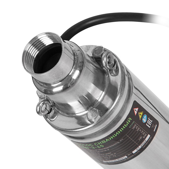 Скважинный насос СНВ-3-65, винтовой, диаметр 3", 700 Вт, 1800 л/ч, напор 65 м Сибртех Скважинный насос СНВ-3-65, винтовой, диаметр 3", 700 Вт, 1800 л/ч, напор 65 м Сибртех