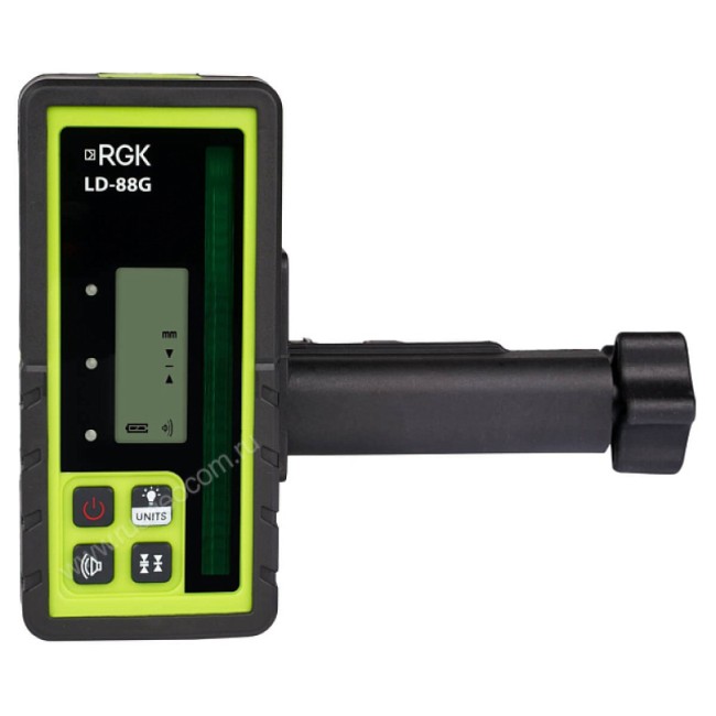 Комплект: ротационный нивелир RGK SP-610G + миллиметровый приёмник излучения RGK LD-88G Комплект: ротационный нивелир RGK SP-610G + миллиметровый приёмник излучения RGK LD-88G