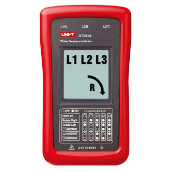 Индикатор чередования фаз UNI-T UT261A Индикатор чередования фаз UNI-T UT261A