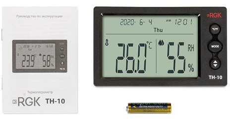 Термогигрометр RGK TH-10 с поверкой Термогигрометр RGK TH-10 с поверкой