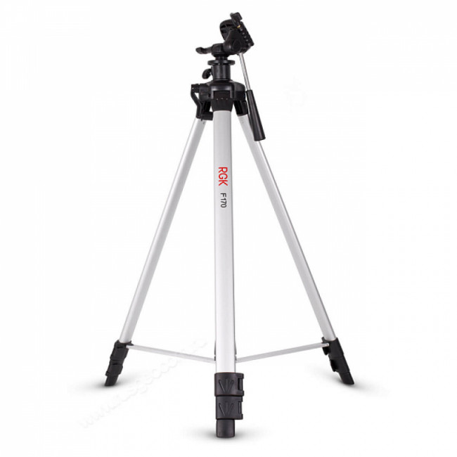 Комплект: лазерный уровень RGK UL-360 + штатив, приемник, рейка, платформа