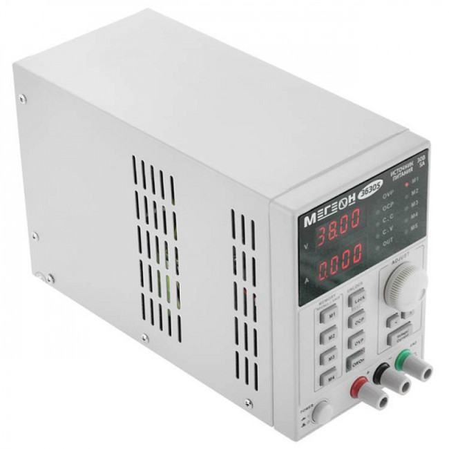 Одноканальный программируемый линейный источник питания МЕГЕОН 36305